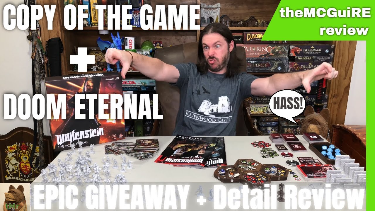 WOLFENSTEIN Board Game Full Detail Review