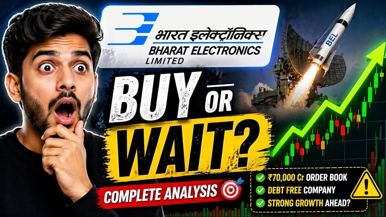 ₹70,000 Cr Order Book वाला BEL &ndash; अभी Entry लें?#BEL #BHARAT ELECTRONICS LIMITED BUY or Wait ???