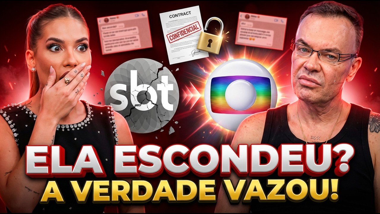 Vazou: Virgínia abandona o SBT já com contrato assinado na Globo!
