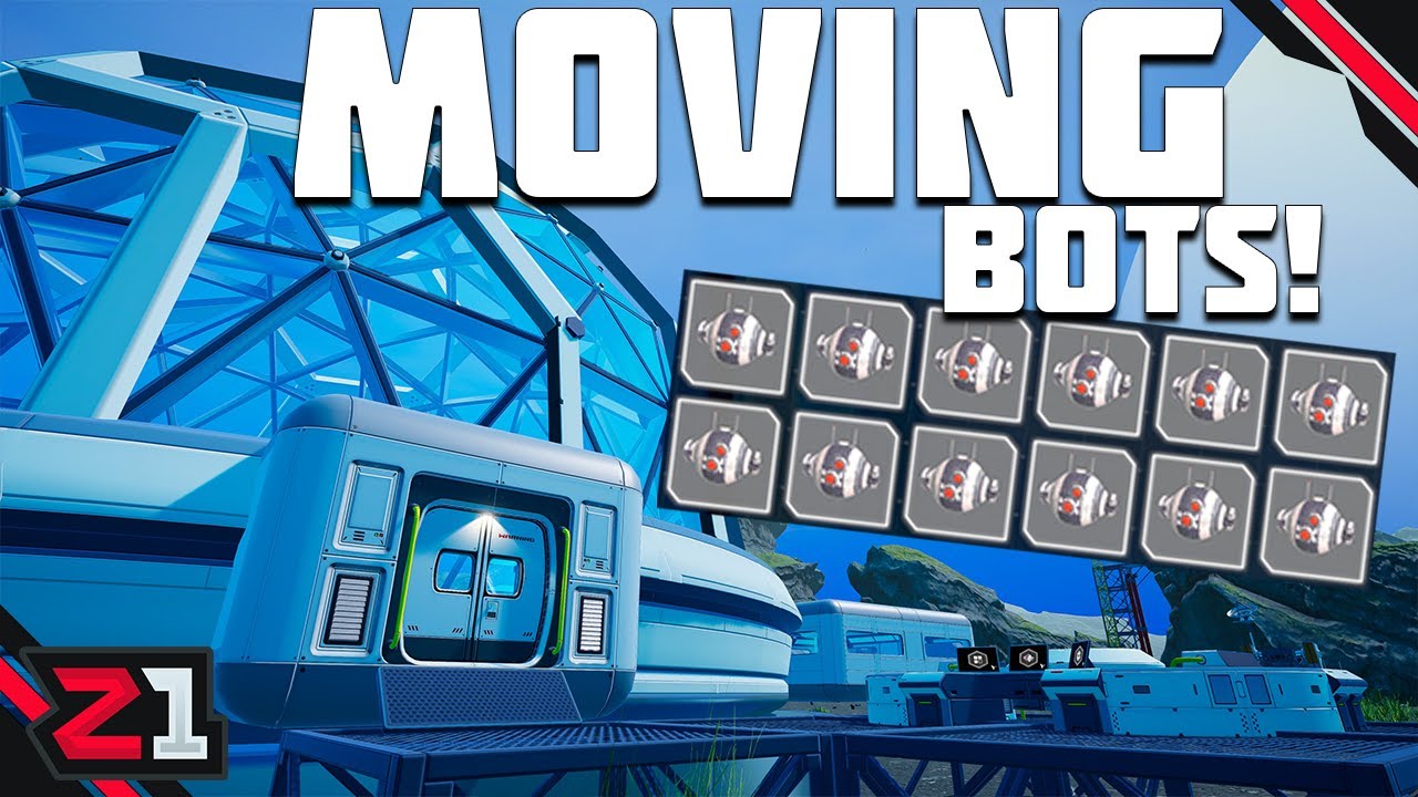Using A DRONE ARMY To Move My Entire Base!
