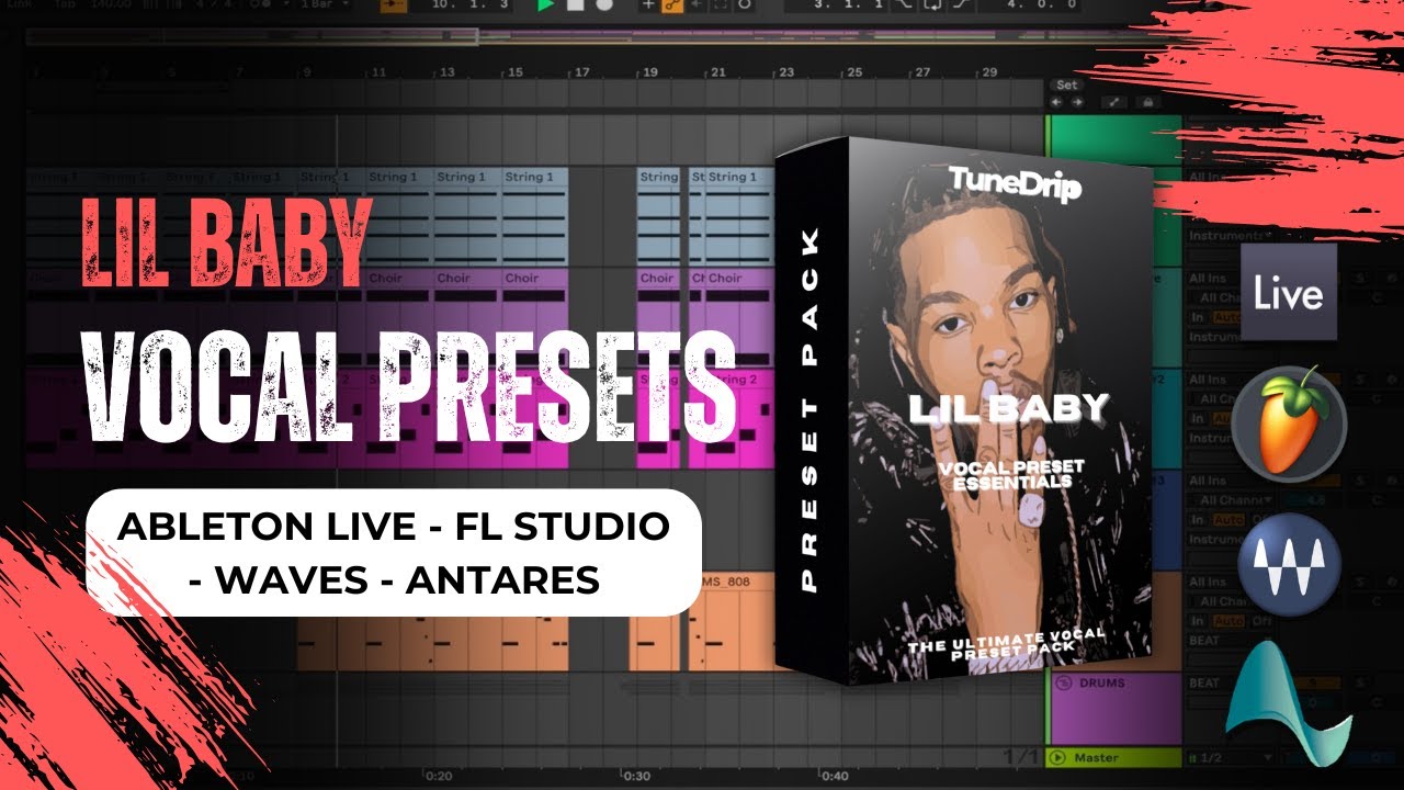Lil Baby - Vocal Preset Essentials | Ableton, FL Studio, Logic, Pro Tools & More
