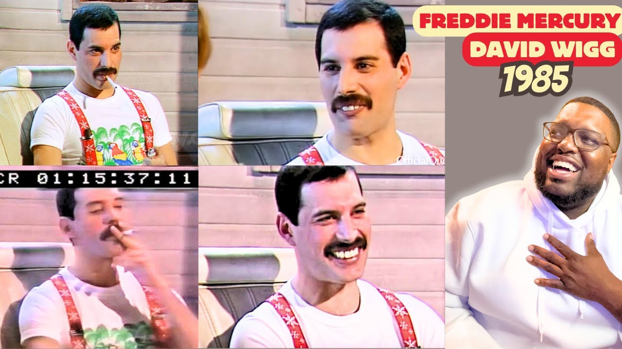 Queen - FREDDIE MERCURY - Interview DAVID WIGG munich 1985 RARE!!! REACTION #25DaysOfQueen