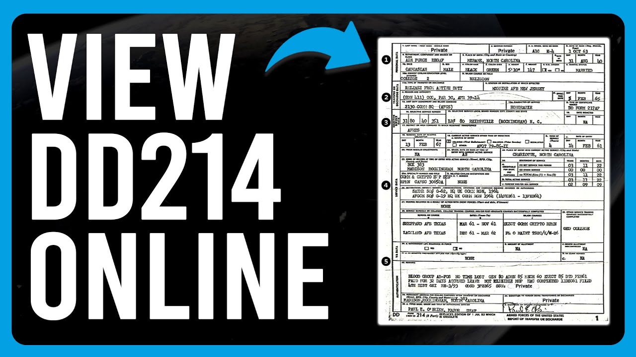 How To Get A Copy Of Your DD 214 (Tutorial to Get a Copy of Your DD 214)