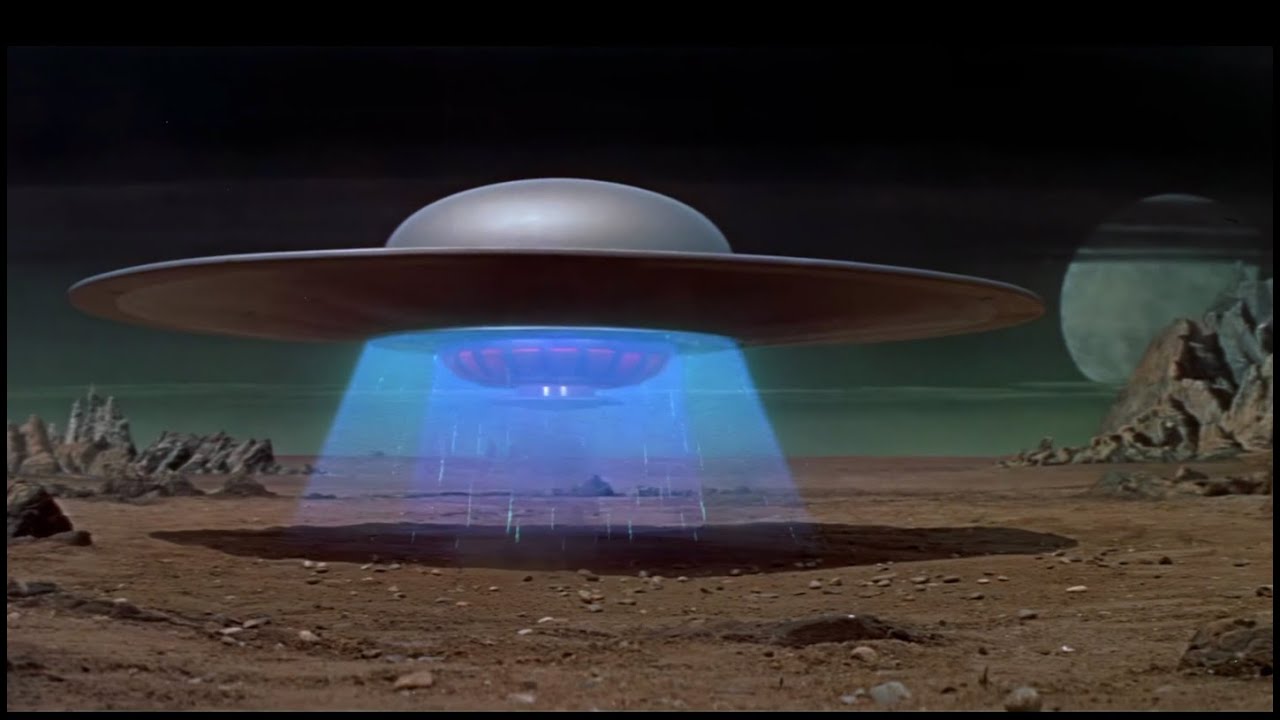 Forbidden Planet 1956 C 57D Spacecraft Landing