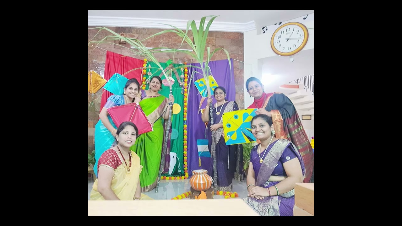 Sankranthi celebration @tot’s castle Montessori and Daycare ( A unit of Happy Times - since2006)