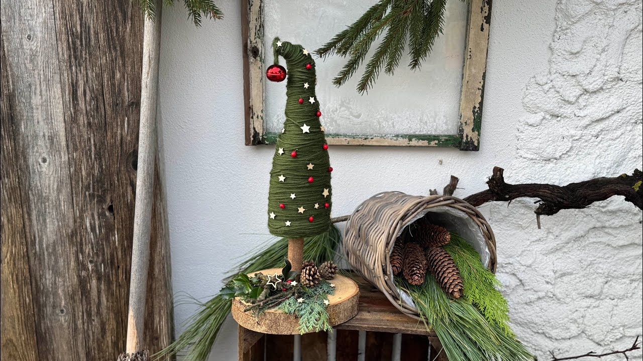 Upcycling-Zauber🌲Wie aus einer Ketchupflasche ein Weihnachtsbäumchen wird💫