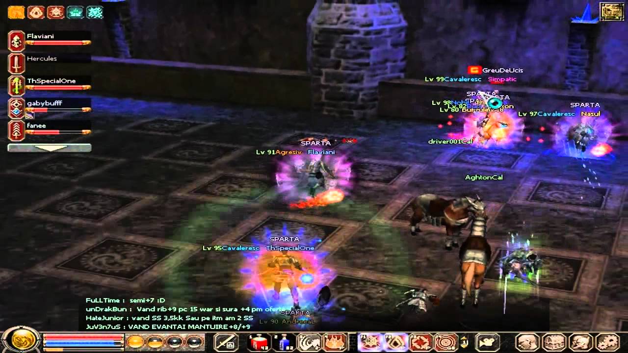 Metin2 Ro Hydra SPARTA vs DIVINITY - GreuDeUcis V4 macel 2012