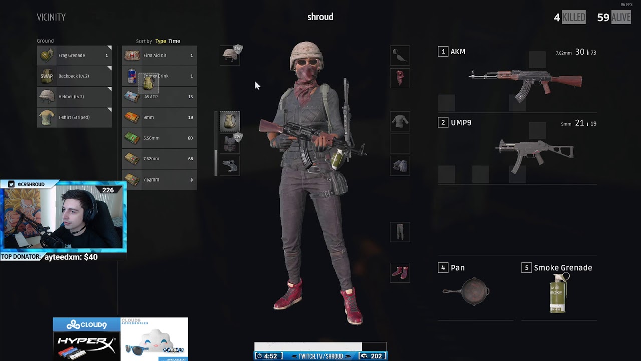 Shroud Playing Random Duo Game - Playerunknown's Battlegrounds Ep2