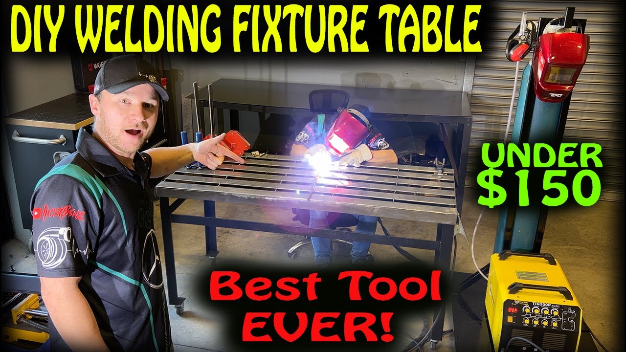 I Built The ULTIMATE DIY Welding Fixture Table For Under $150 R3k | AWESOME Clamping Options!