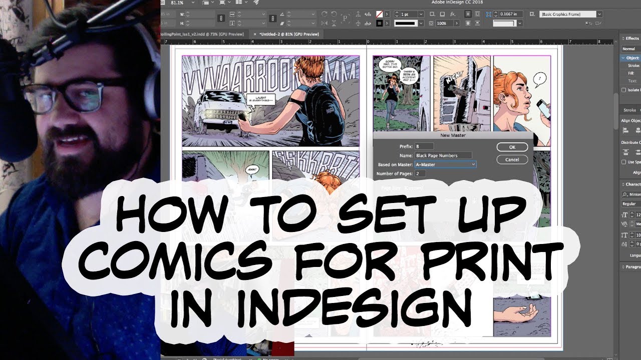 How to Set Up a Comic Book for Print in InDesign