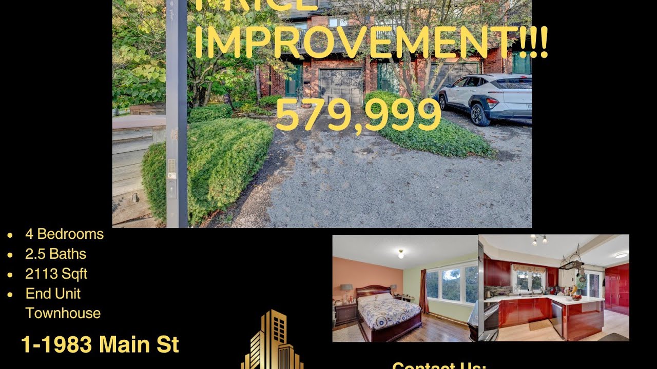 1-1983 Main St. West Hamilton Ontario (For Sale Home)