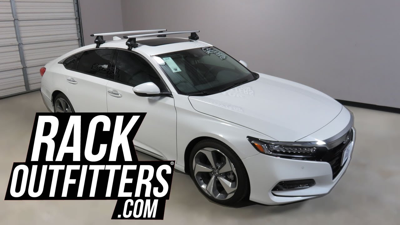 2018+ Honda Accord with Thule EVO Clamp WingBar EVO Roof Rack Crossbars from Rack Outfitters