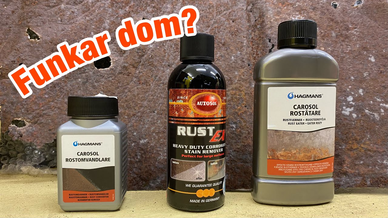 Rostomvandlar och Rostätare är det något att ha för rost borttagning?