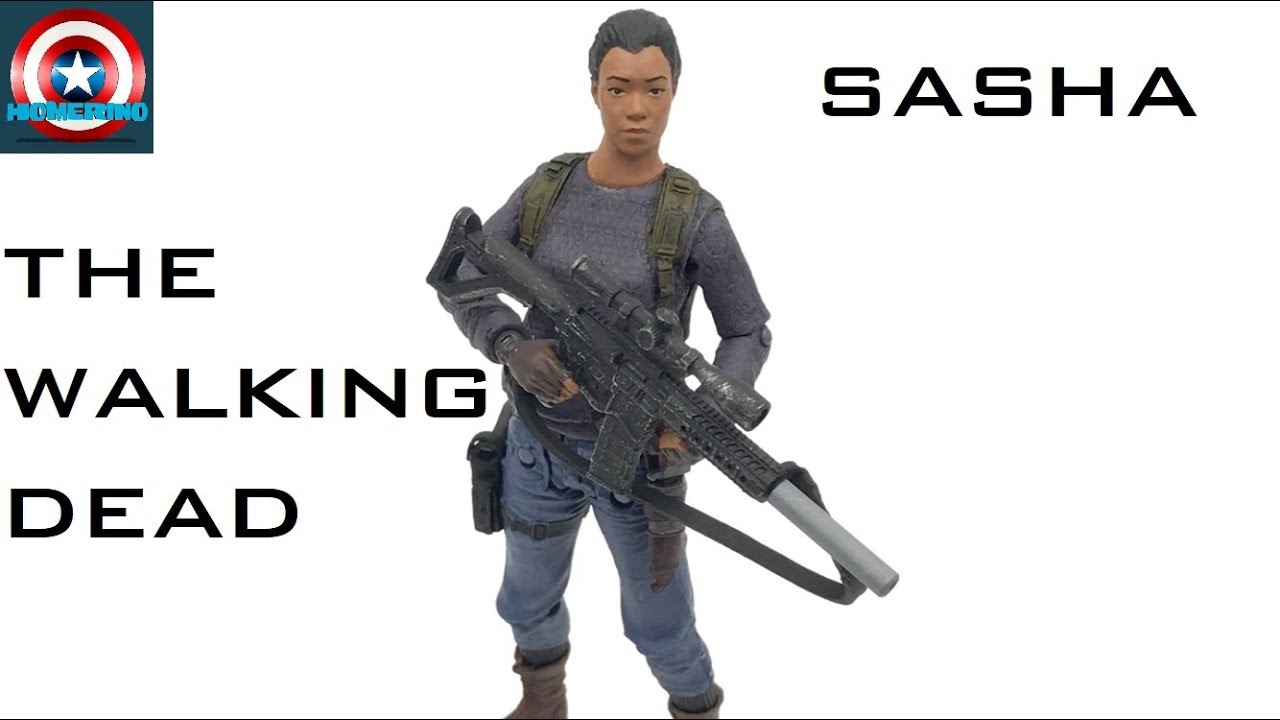 The Walking Dead Series 10 Exclusive Sasha Mcfarlane Toys Review