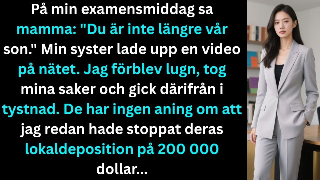 Mina föräldrar tog avstånd från mig vid examen, så jag drog tillbaka deras bröllopspeng.