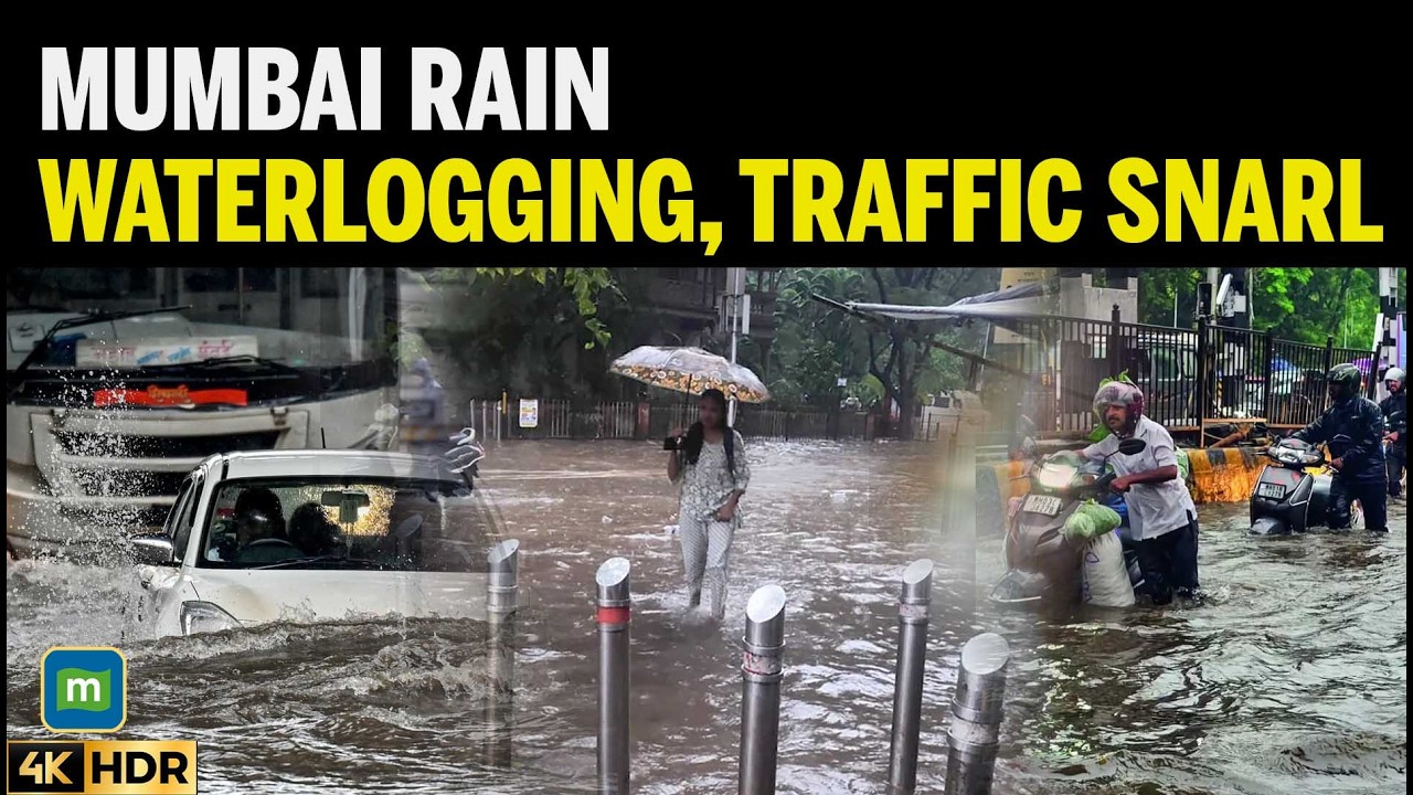 Mumbai Rain: Heavy Downpour Batters Maximum City, Massive Traffic Snarl At Western Express Highway