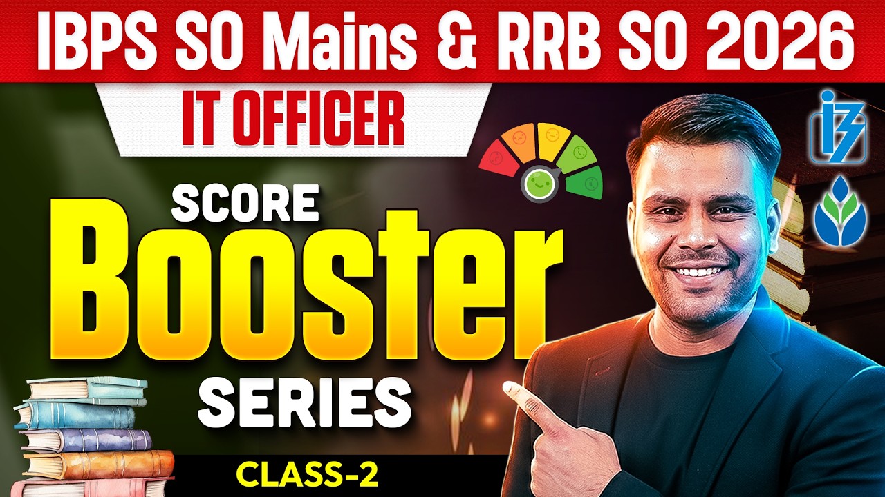 IBPS SO Mains & RRB SO 2026 |  IT Officer Score Booster Series #2 | By Vivek Pandey