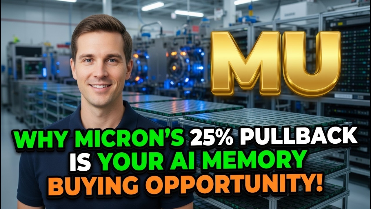 Why Micron's 25% Pullback Is Your AI Memory Buying Opportunity! MU Stock Analysis