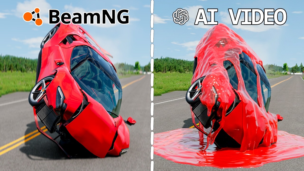 BeamNG vs AI Video | Car Crashes | Beamng.drive | #02