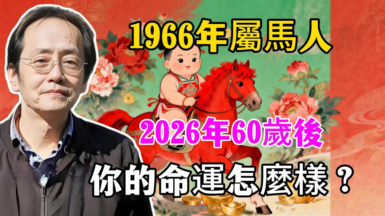 生肖馬：1966年屬馬人，你是「行路之馬」，2026年60歲後，你的命運怎麼樣？#1966年屬馬 #屬馬 #生肖馬2026年運勢 #生肖馬 #2026屬馬運勢 #丙午馬 #1966年生肖馬 #屬馬運勢