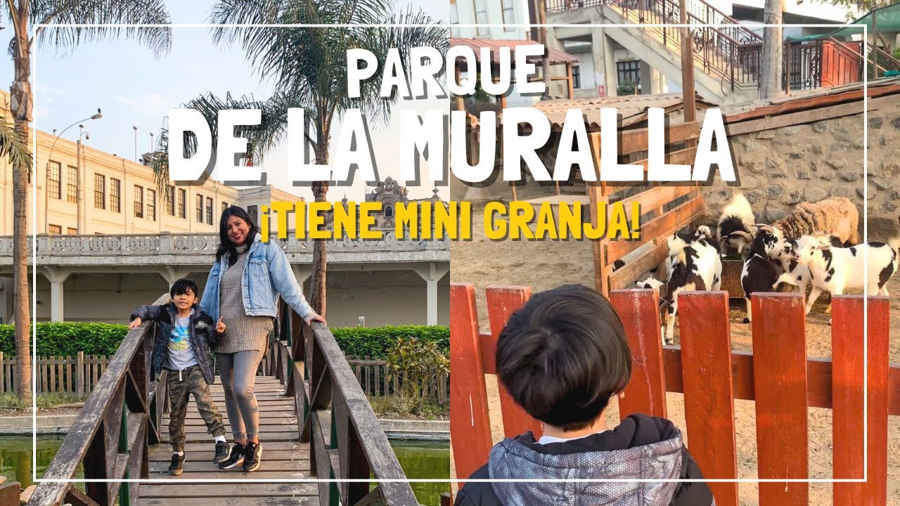 PARQUE DE LA MURALLA 🤩 | Este parque es GRATIS y tiene una MINI GRANJA 🐑! I TOUR COMPLETO 🌈