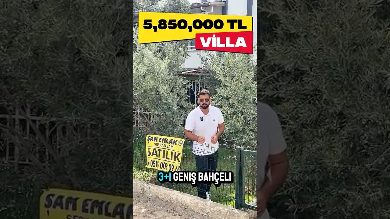 BU FİYATA DAİRE YOK GENİŞ BAH&Ccedil;ELİ M&Uuml;STAKİL VİLLA #didim #satılık