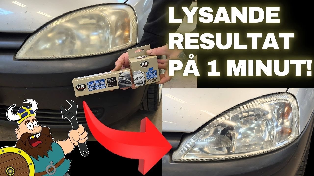 Renoverar str&aring;lkastare p&aring; 1 minut