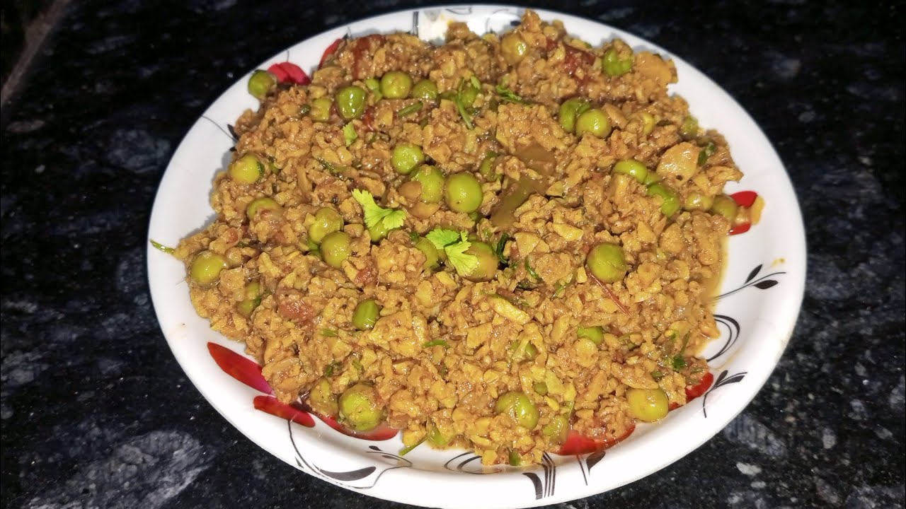 #matar soybean keema masaledar recipe
