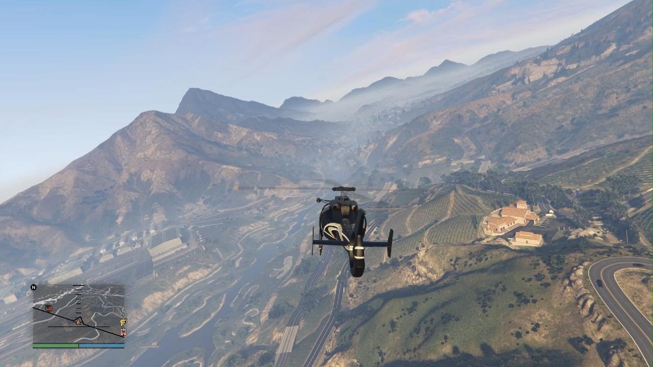 balade en hélicoptère GTA 5