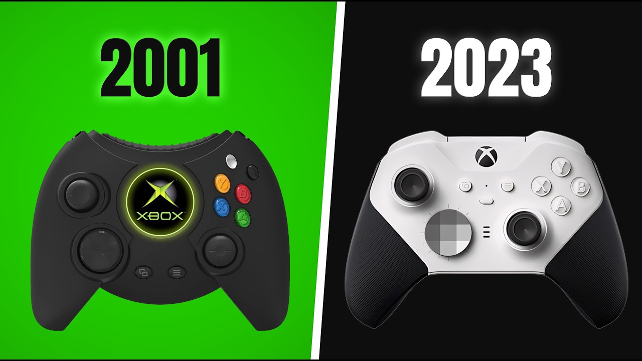 Xbox Controller Evolution 2001–2023 | Full Timeline Old vs New