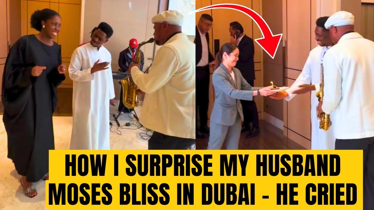 Marie Bliss Reveals How She Surprised Her Husband Moses Bliss in Dubai and He Cried 😭♥️ 