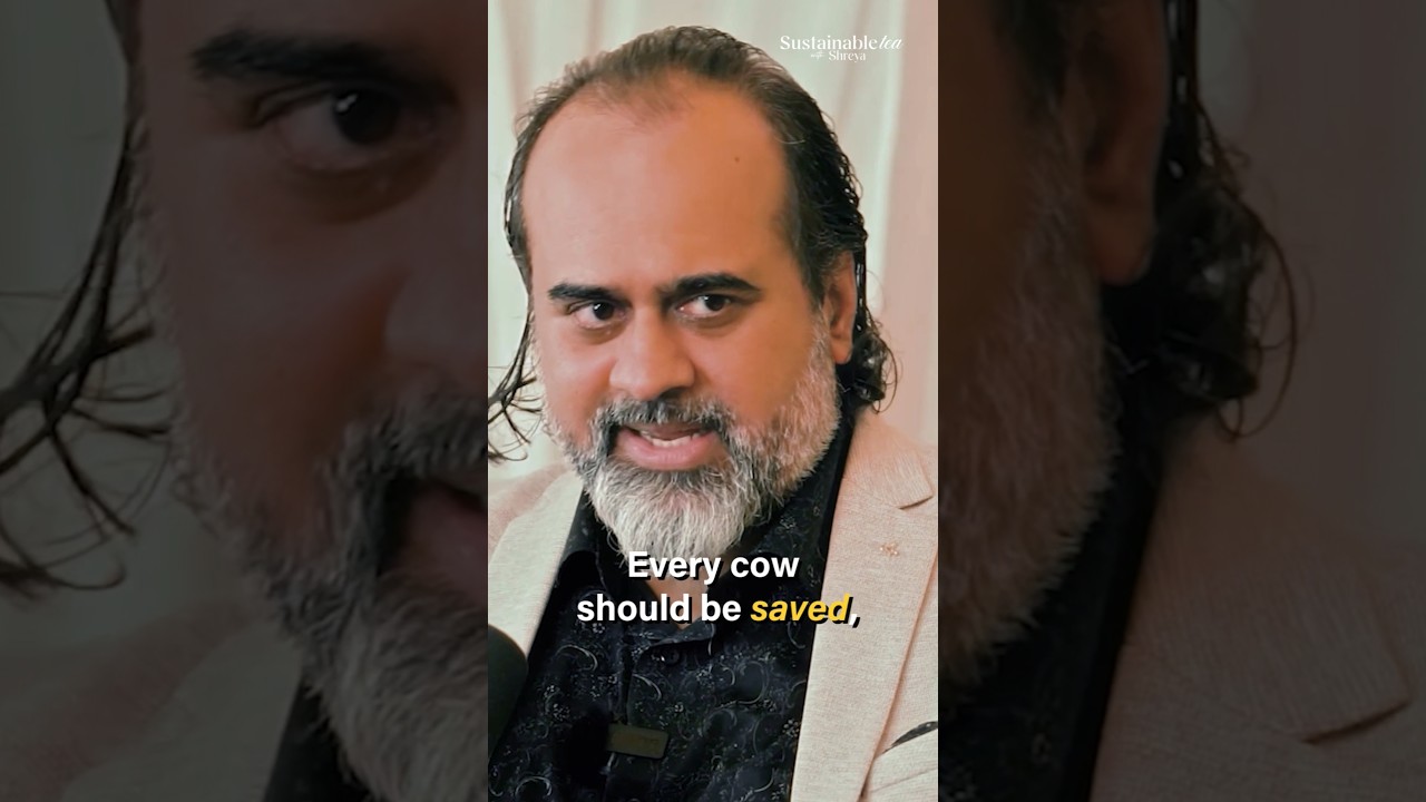 Acharya Prashant on the myths around Milk! #sustainableteawithshreya #acharyaprashant #veganism