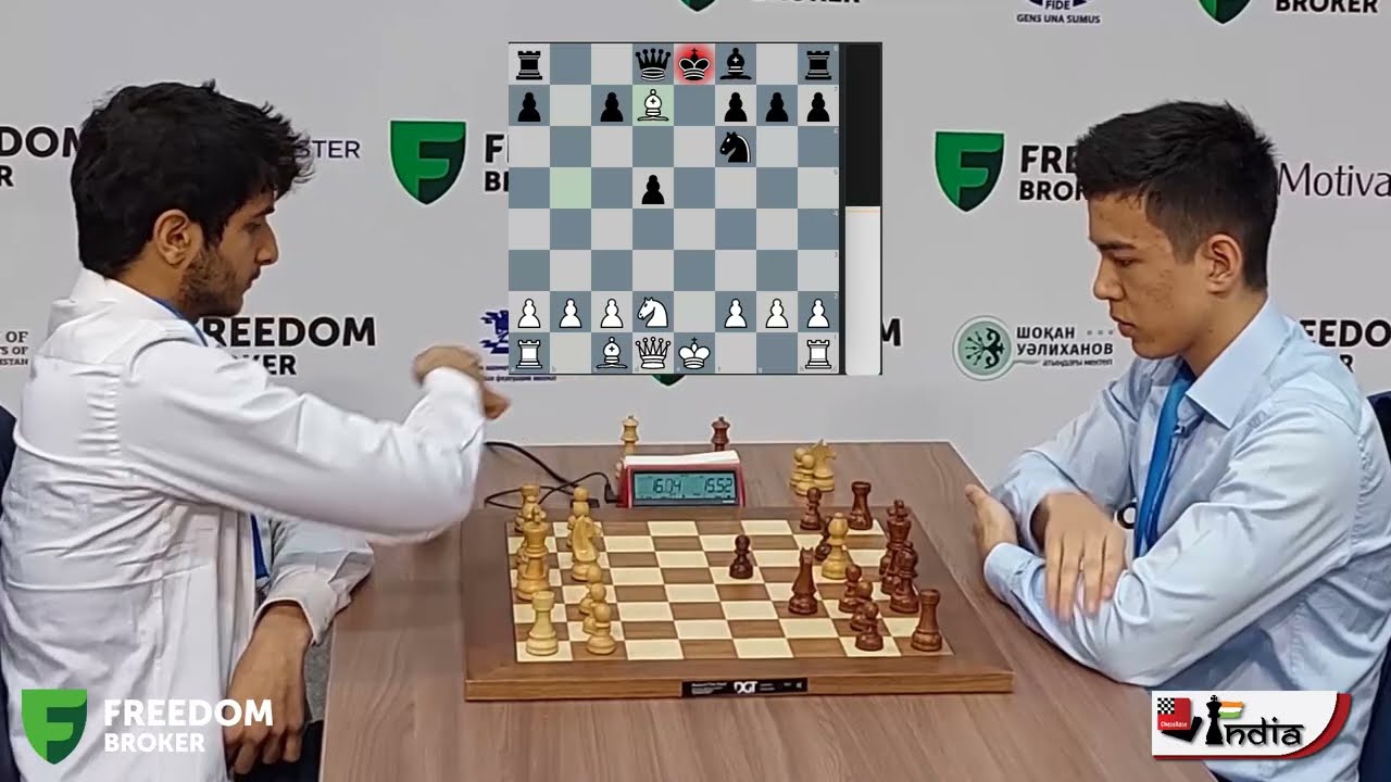 When Vidit Gujrathi beat Nodirbek Abdusattorov! | World Rapid 2022