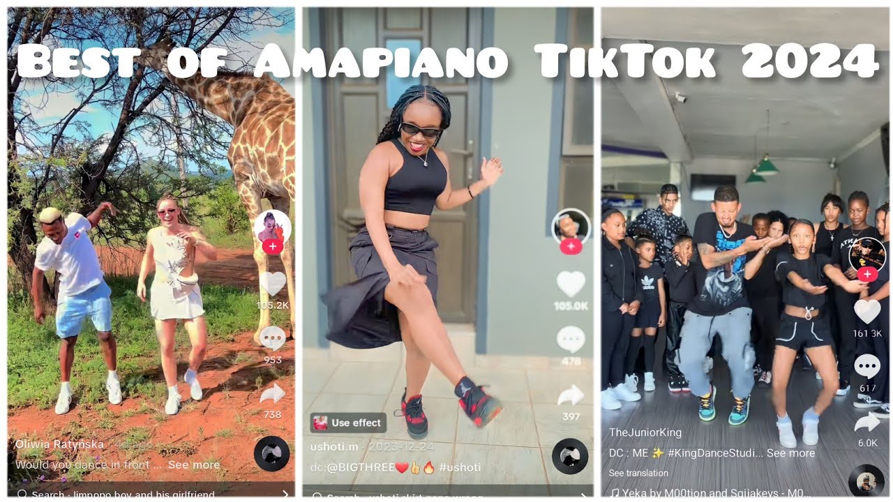 Amapiano TikTok challenges | 2024 #viral #amapianodance #amapiano