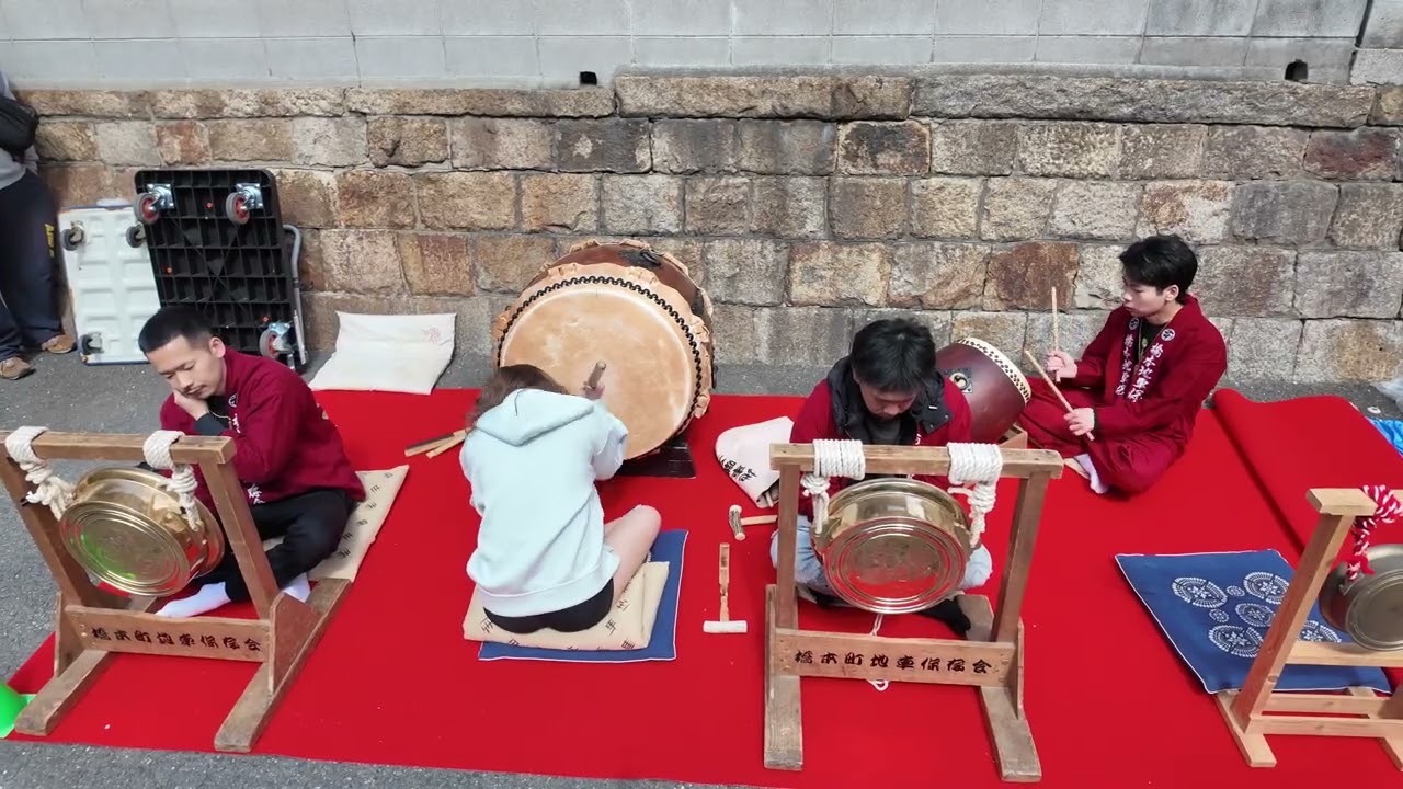令和8年3月8日　愛宕祭　稲田橋本地車保存会　お囃子披露　その1