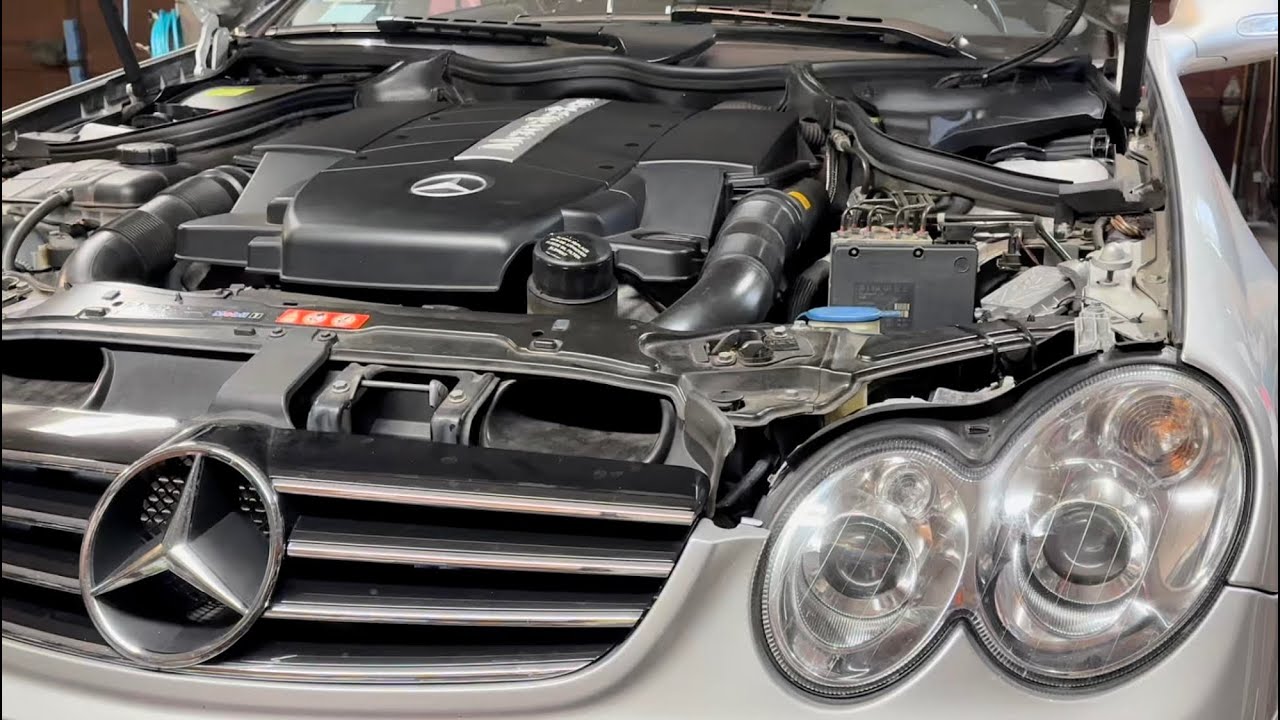 Engine Oil & Oil Filter Change Mercedes CLK 500, W209
