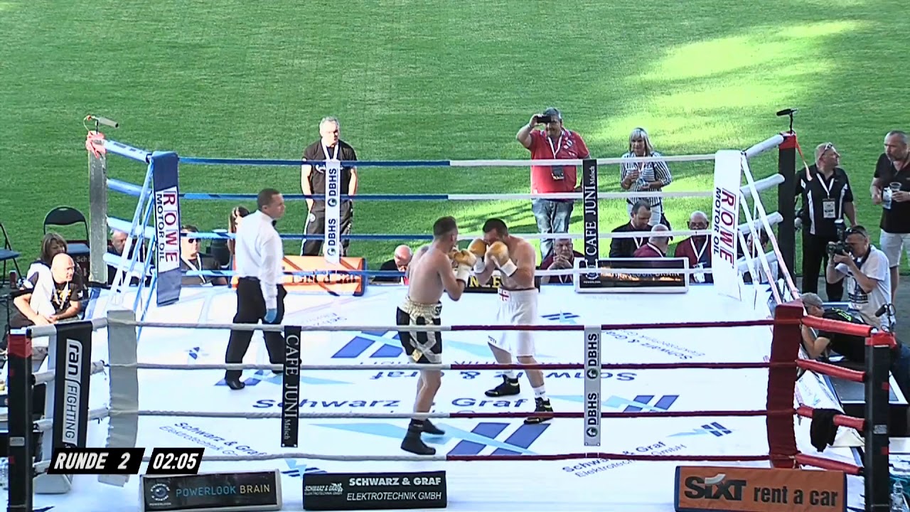 Slawa Spomer 2nd Pro Fight Karlsruhe Sat1 Ran fighting