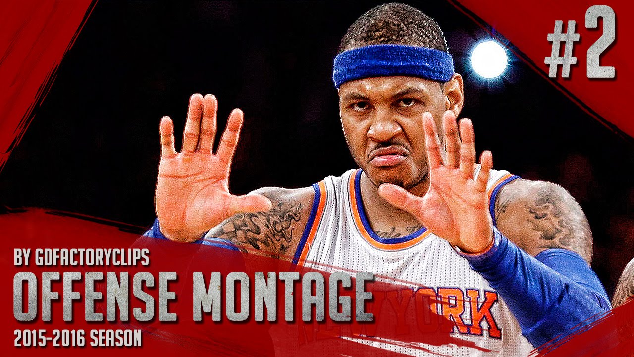 Carmelo Anthony Offense Highlights Montage 2015/2016 (Part 2) - GodMelo Mode!