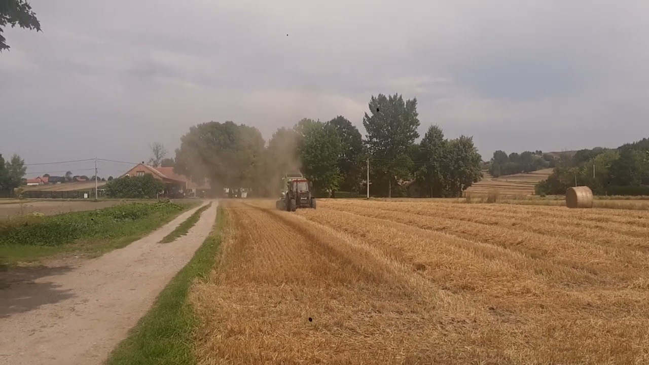 Prasowanie słomy 2024 Ursus 4514 i Sipma Pz 1832