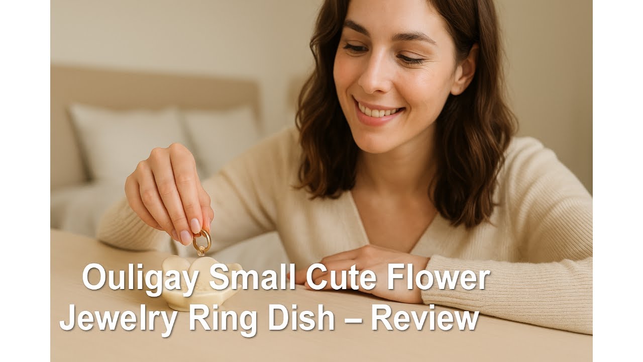 💍 Ouligay Small Cute Jewelry Dish Tray Flower Jewelry Ring Dish Trinket Tray Ring Holder Review 💍