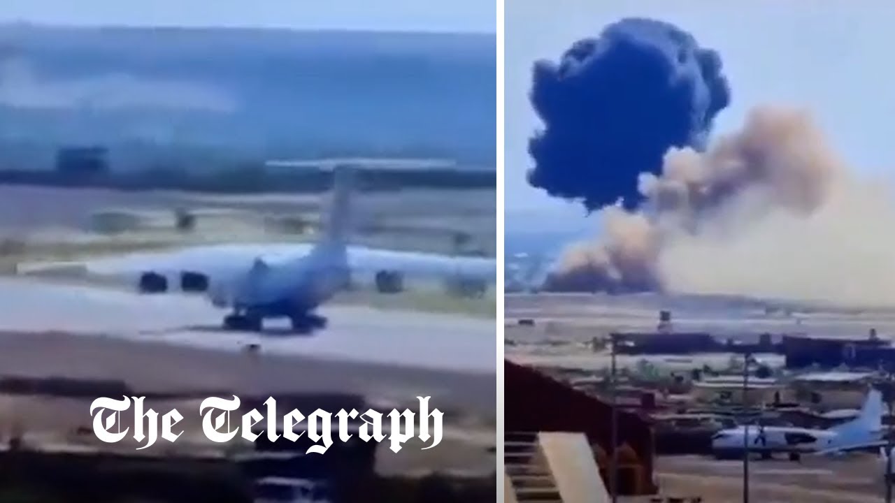 Wagner-linked Russian aircraft crashes and explodes after landing in Mali