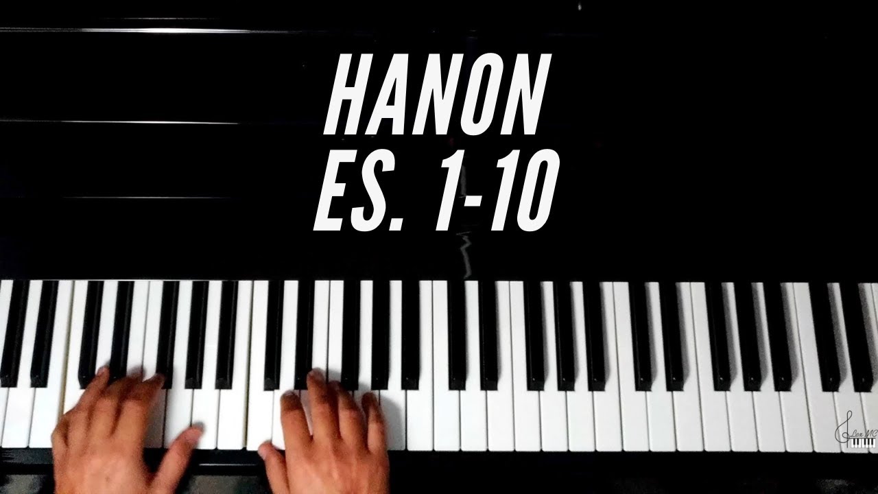 Tecnica pianistica: ottimizzare i movimenti e suonare a lungo senza tensioni. Hanon es. 1-10 no stop