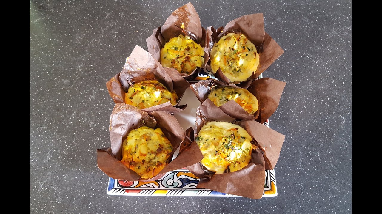 Hartige muffins (Groente Muffins)
