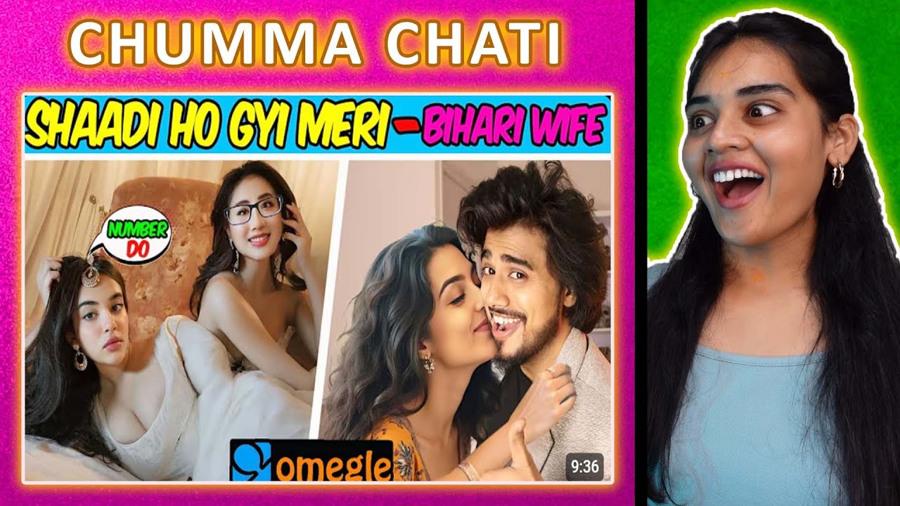 OMEGLE - Finally shaadi ho gyi meri REACTION | Wife From Bihar  She love Bhojpuri | Neha M.