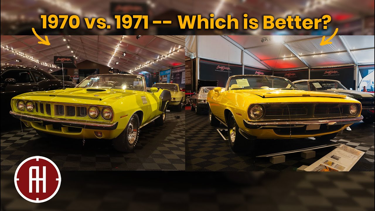 1970 VS 1971 - Plymouth Cuda Walk-Around & Comparison