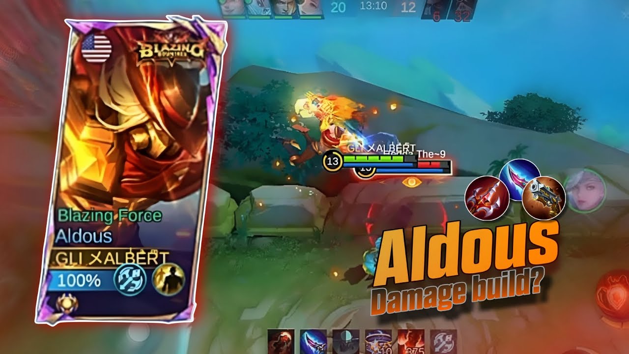 “Mythic Rank Push with Aldous 🔥 Full gameplay from early farm to late-game one punch domination!👊