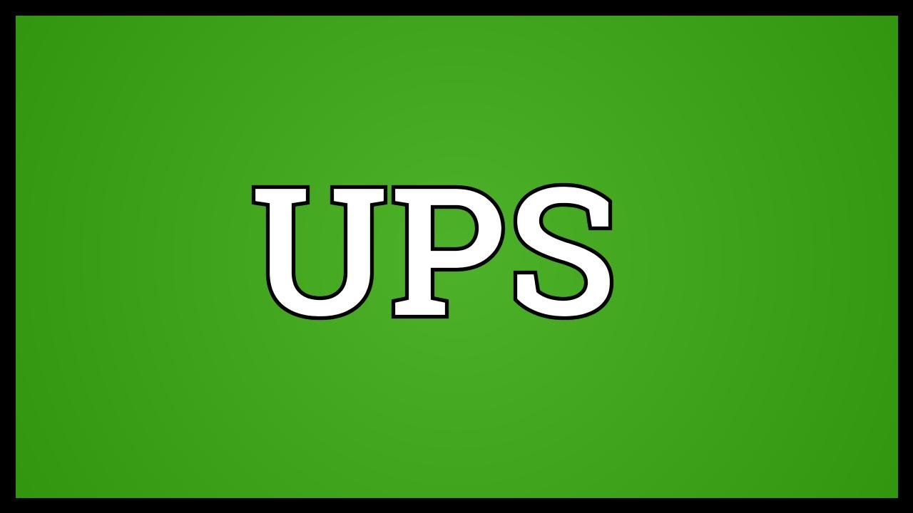 UPS Meaning
