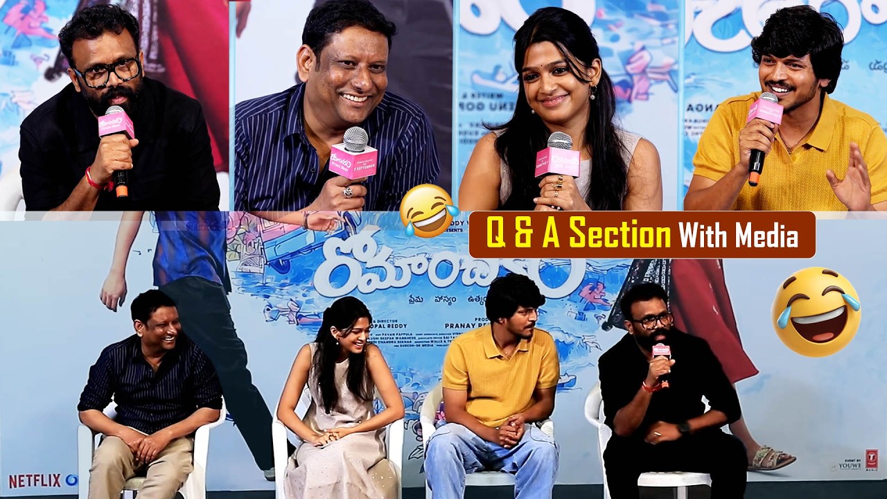 Romanchakam Movie Team Q & A With Media | Sumanth Prabhas | Ananthika Sanilkumar | Venu Gopal Reddy