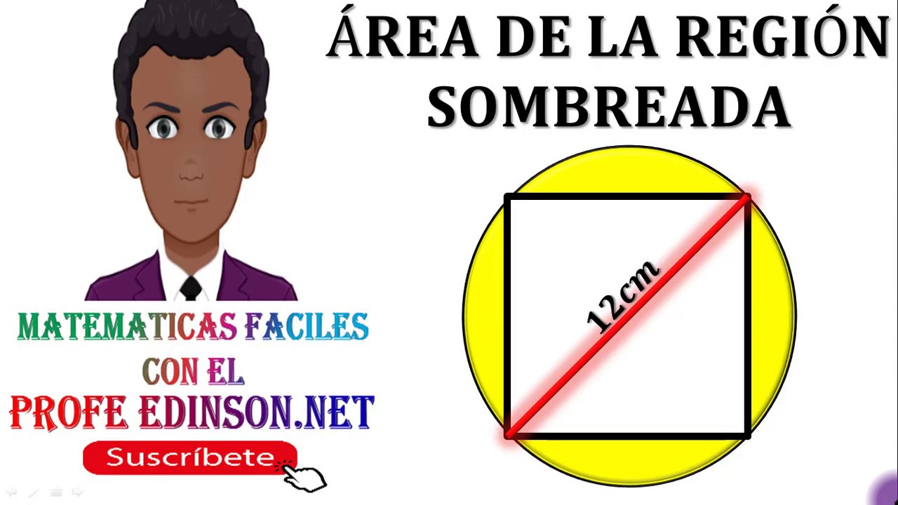 AREAS SOMBREDAS | CALCULAR EL AREA DE LA REGION SOMBREDA | CUADRADO INSCRITO EN UN CIRCULO I #5