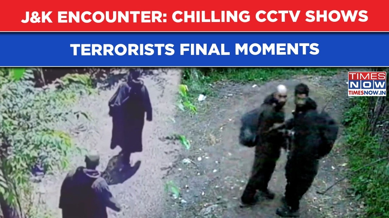 J&K: Chilling CCTV Of Terrorists Moments Before Encounter By Security Forces In Shopian| Watch